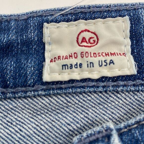 AG Legging‎ Ankle Super Skinny Ankle Jeans Distressed Blue Southgate Size 30 - Picture 13 of 15